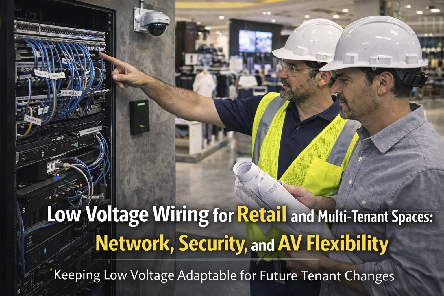 Low Voltage Wiring for Retail and Multi-Tenant Commercial Spaces